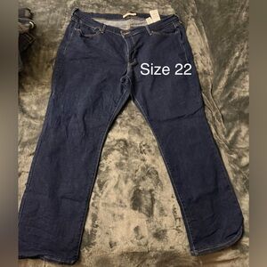 Signature by Levi Strauss Women's Boot Cut Jeans - Dark Blue